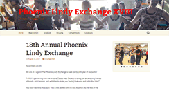 Desktop Screenshot of phoenixlindyexchange.com